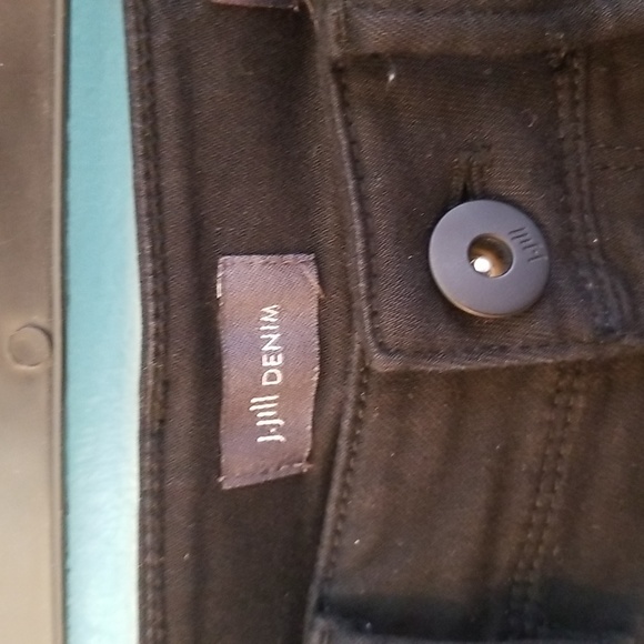 J.Jill Black Slim Ankle Jeans SZ 2 - Picture 2 of 7